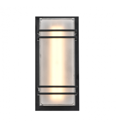  Sausalito 15W LED Outdoor Wall Light Black-(AC9191BK)-Artcraft