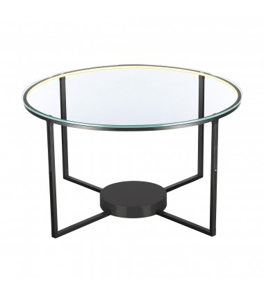  Tavola 9W LED Round Table Black-(AD32012)-Artcraft