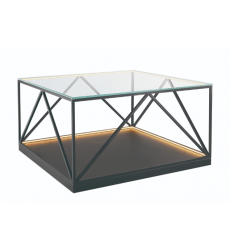  Tavola 9W LED Square Table Black AD32013 - Artcraft