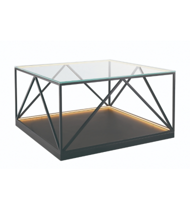 Tavola 9W LED Square Table Black AD32013 - Artcraft