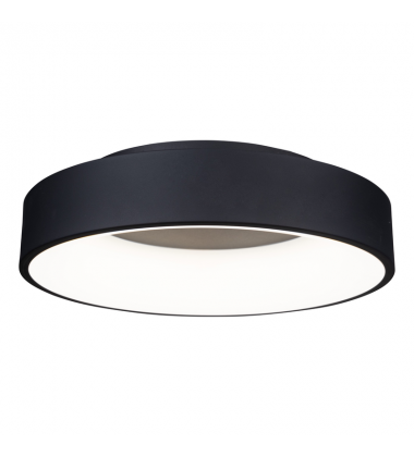Lazio Collection Integrated LED Flush Mount, Black-(BT2010BK)-Artcraft Lazio Collection Integrated LED Flush Mount, Black-(BT2010BK)-Artcraft