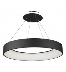  Lazio Collection Integrated LED Chandelier, Black-(BT2011BK)-Artcraft