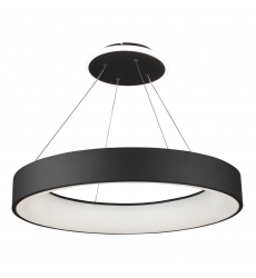  Lazio Collection Integrated LED Chandelier, Black-(BT2012BK)-Artcraft
