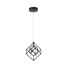 Tulip Collection Integrated LED Pendant, Matte Black MU1011 - Artcraft  Tulip Collection Integrated LED Pendant, Matte Black MU1011 - Artcraft