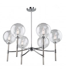  Hamilton 6-Light Chandelier-(SC13126CB)-Artcraft