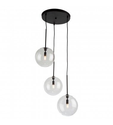  Pinpoint 3 Light Pendant Black-(SC13193BK)-Artcraft