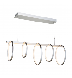 Trapeze LED Island Light SC13265CH - Artcraft  Trapeze LED Island Light SC13265CH - Artcraft