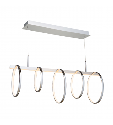 Trapeze LED Island Light SC13265CH - Artcraft  Trapeze LED Island Light SC13265CH - Artcraft
