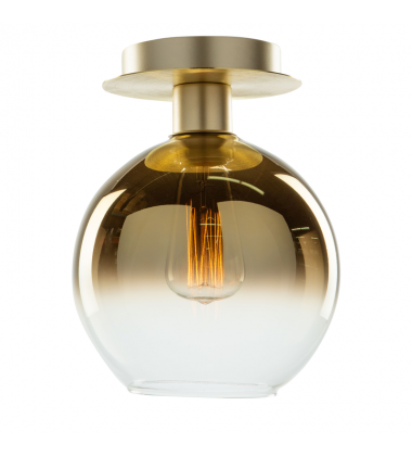  Morning Mist 1 Light Semi-Flush Mount-(SC13280GD)-Artcraft