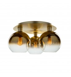 Morning Mist 3 Light Semi-Flush Mount-(SC13282GD)-Artcraft Morning Mist 3 Light Semi-Flush Mount-(SC13282GD)-Artcraft