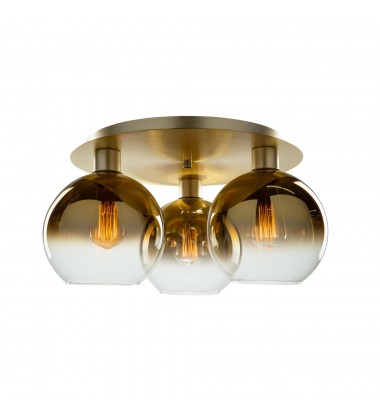 Morning Mist 3 Light Semi-Flush Mount-(SC13282GD)-Artcraft Morning Mist 3 Light Semi-Flush Mount-(SC13282GD)-Artcraft