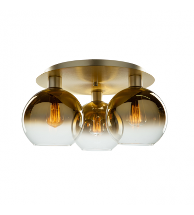  Morning Mist 3 Light Semi-Flush Mount-(SC13282GD)-Artcraft