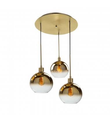 Morning Mist 3 Light Pendant-(SC13283GD)-Artcraft Morning Mist 3 Light Pendant-(SC13283GD)-Artcraft