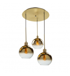  Morning Mist 3 Light Pendant-(SC13283GD)-Artcraft