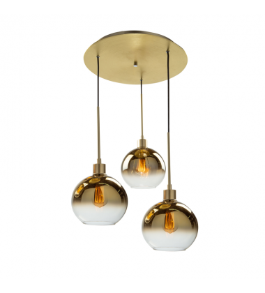  Morning Mist 3 Light Pendant-(SC13283GD)-Artcraft
