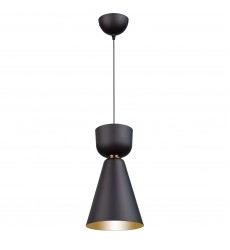  Tempo 1 Light Small Pendant-(SC13290BK)-Artcraft