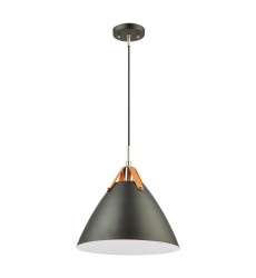  Tote 1 Light Pendant Black-(SC13320BK)-Artcraft