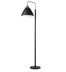  Tote Collection Floor Lamp, Black & Brass SC13327BK - Artcraft