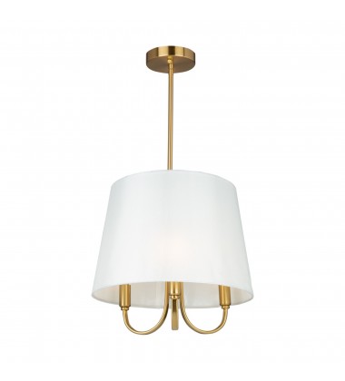  Rhythm 3 Light Pendant Brushed Gold-(SC13330BG)-Artcraft