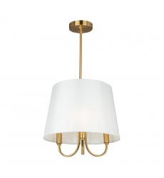  Rhythm 3 Light Pendant Brushed Gold-(SC13330BG)-Artcraft