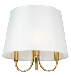  Rhythm 3 Light Semi-Flush Mount Brushed Gold-(SC13334BG)-Artcraft