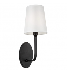 Rhythm 1 Light Sconce Black-(SC13337BK)-Artcraft Rhythm 1 Light Sconce Black-(SC13337BK)-Artcraft