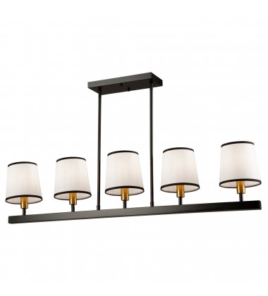  Coco 5 Light Island Black and Gold-(SC13346BK)-Artcraft