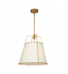  Pullman Collection 3-Light Pendant Brass-(SC13363BR)-Artcraft