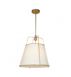  Pullman Collection 3-Light Pendant Brass-(SC13363BR)-Artcraft