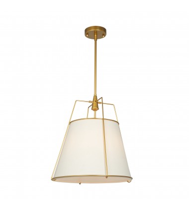  Pullman Collection 3-Light Pendant Brass-(SC13363BR)-Artcraft