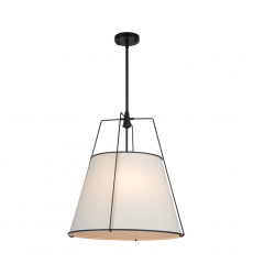  Pullman Collection 4-Light Pendant Black-(SC13364BK)-Artcraft