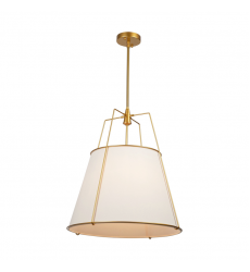  Pullman Collection 4-Light Pendant Brass-(SC13364BR)-Artcraft