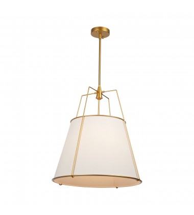  Pullman Collection 4-Light Pendant Brass-(SC13364BR)-Artcraft
