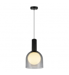 JUNA COLLECTION 1 LT PENDANT-(SC13380BK)-Artcraft