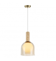 JUNA COLLECTION 1LT PENDANT-(SC13380BR)-Artcraft