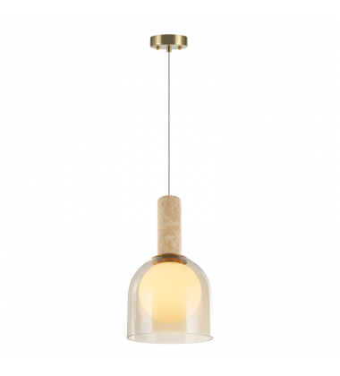JUNA COLLECTION 1LT PENDANT-(SC13380BR)-Artcraft