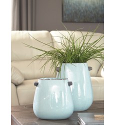 Ashley - Diah A2000364 Vase Set (2/CN) - Blue (A2000364)