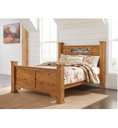 Ashley - Bittersweet B219 Full/Queen/King Bed - Light Brown (Compatible with storage / Sleigh style)
