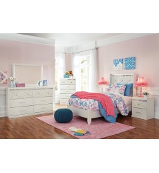 Ashley - Dreamur B351 Twin/Full/Queen/King Bed - Champagne
