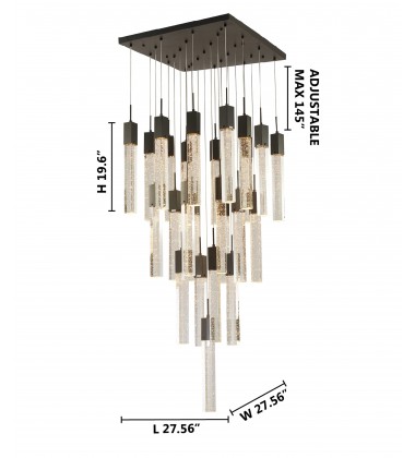  Chandelier (ADS05C25B) - Bethel International