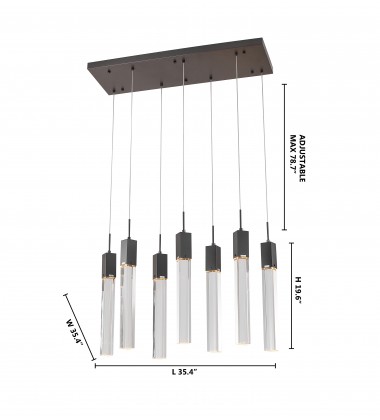  Kitchen Island Lighting (ADS09C7B) - Bethel International