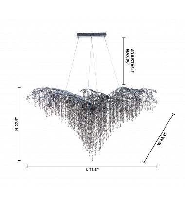  Indoor Chandelier (AZ03SL) - Bethel International