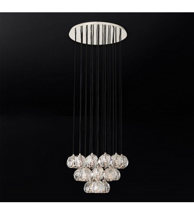  Polished Nickel Chandelier (BDC01) - Bethel International