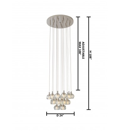  Chandelier (BDC04C24N) - Bethel International