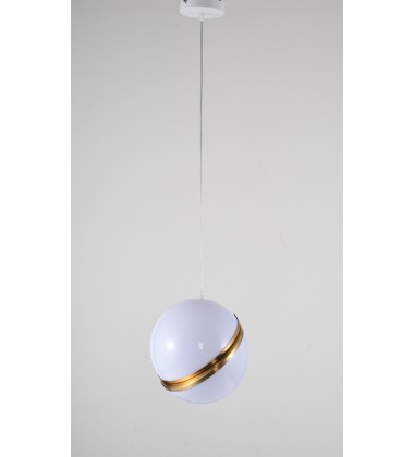  Metal and white acrylic frame Single Pendant Lighting (BE06) - Bethel International