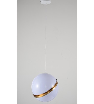  Metal and white acrylic frame Single Pendant Lighting (BE07) - Bethel International