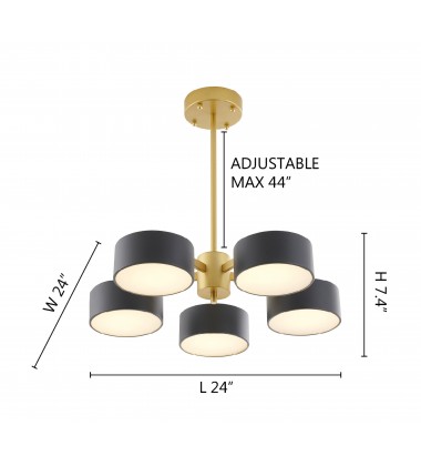 Gold finish frame LED Flush Mount (BE11) - Bethel International Gold finish frame LED Flush Mount (BE11) - Bethel International