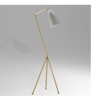  Brass Finish Floor Lamps (BEL01GRY) - Bethel International