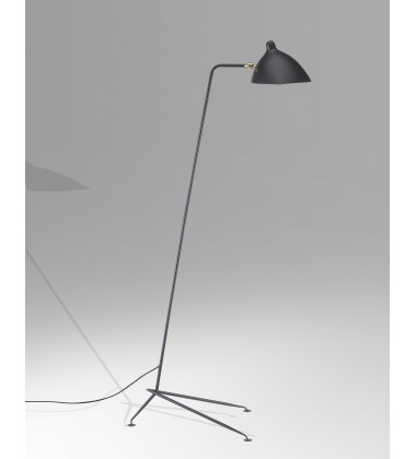  Aluminum Shade Floor Lamps (BEL22BLK) - Bethel International