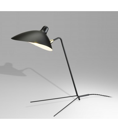  Aluminum Shade Table Lamp (BEL66BLK) - Bethel International